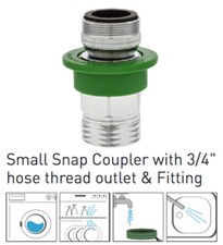 Neoperl Quick Connect Small diameter coupler and Fitting Kit Snap Fit