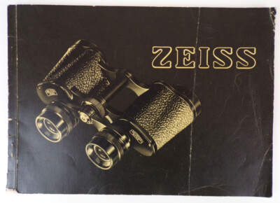 Alter Zeiss Katalog Fernglas Feldstecher 1952 Carl Zeiss Jena 