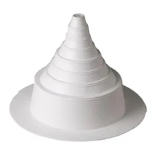 TPO Universal Pipe Boot Roof Flashing  1"-8" Pipes - 1 Boot Only