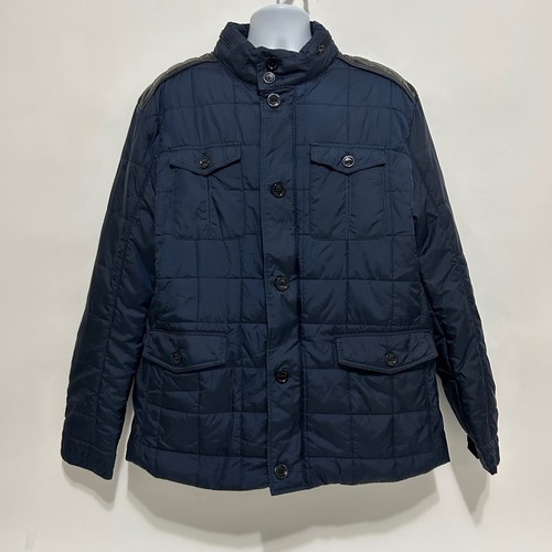Zara Man USA XXL Navy Blue Jacket RN 77302 Full Zip Button Front Hoodie |  eBay