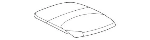 Cubierta del panel de moldura superior para Chevrolet GMC Equinox 2010-2017 (N/P 23247667)