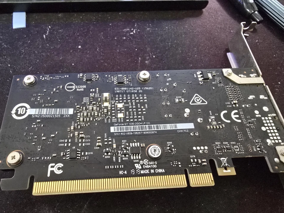 MSI NVIDIA GeForce GT 1030 2GB DDR4 Graphics Card - Image 2 of 4