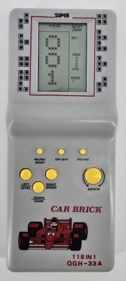 VTG Pro-Star Multi 8 in 1 Game Battery Operated Hand Held LCD Car Brick QGH-33A