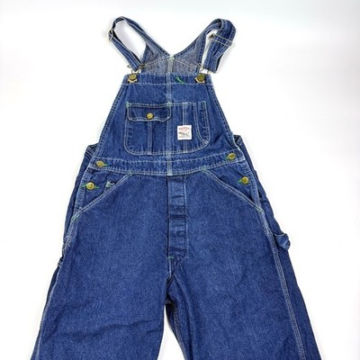 VTG 90s Pointer Denim High Back Overalls Unisex 31