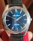 VERY NICE VINTAGE SEIKO SKYLINER 6220 21J SS HAND WINDING JAPAN MEN WATCH