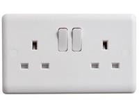 Deta Vimark Geschaltete Steckdose 2-Fach 13A DETVC1209S