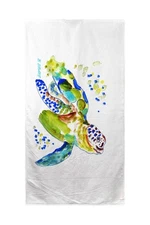 Betsy Drake Baby Sea Turtle Beach Towel