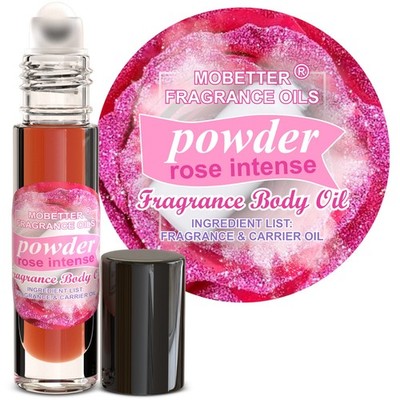 MOBETTER FRAGRANCE OILS Powder Rose Intense Fragrance Body Oil for Unisex