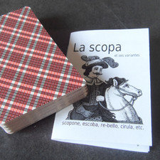 Jeu de cartes de SCOPA avec