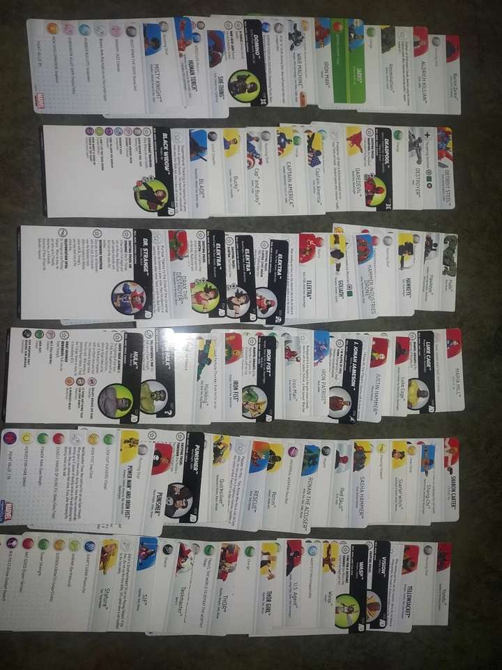 Marvel MCU Películas Figura de Juguete Heroclix Lote de 200 Vengadores Iron Man Thor Hulk Gorra Foto 2 de 4