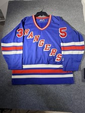 Vintage New York Rangers Mike Richter Jersey 1990s Large Starter #35 stitched