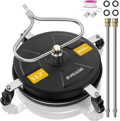 #ad #ad EVEAGE 13.7quot; Black Pressure Washer Surface Cleaner Unique 13.7 INCH $99.92