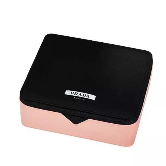 Prada Paradox Beauty Pouch. Pink And Black Makeup Case | eBay