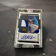 2022 Panini Three and Two - Autographed Jerseys Alek Manoah #AJ-AM /32