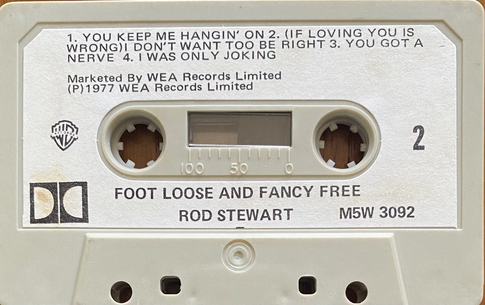 Rod Stewart Foot Loose & Fancy Free Australian Cassette - Image 3 of 4