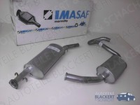 Imasaf Auspuffset Mitteltopf+Endtopf für Citroen Jumper Diesel 4X4 2.5+2.8 96-02