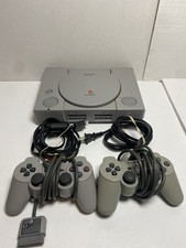 Sony PlayStation 1 PS1 Console, SCPH-7501  Dual Shock Controller, Cables, 1999