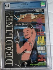 Deadline 1 UK 1st tank girl Cgc 5.5 Comic 