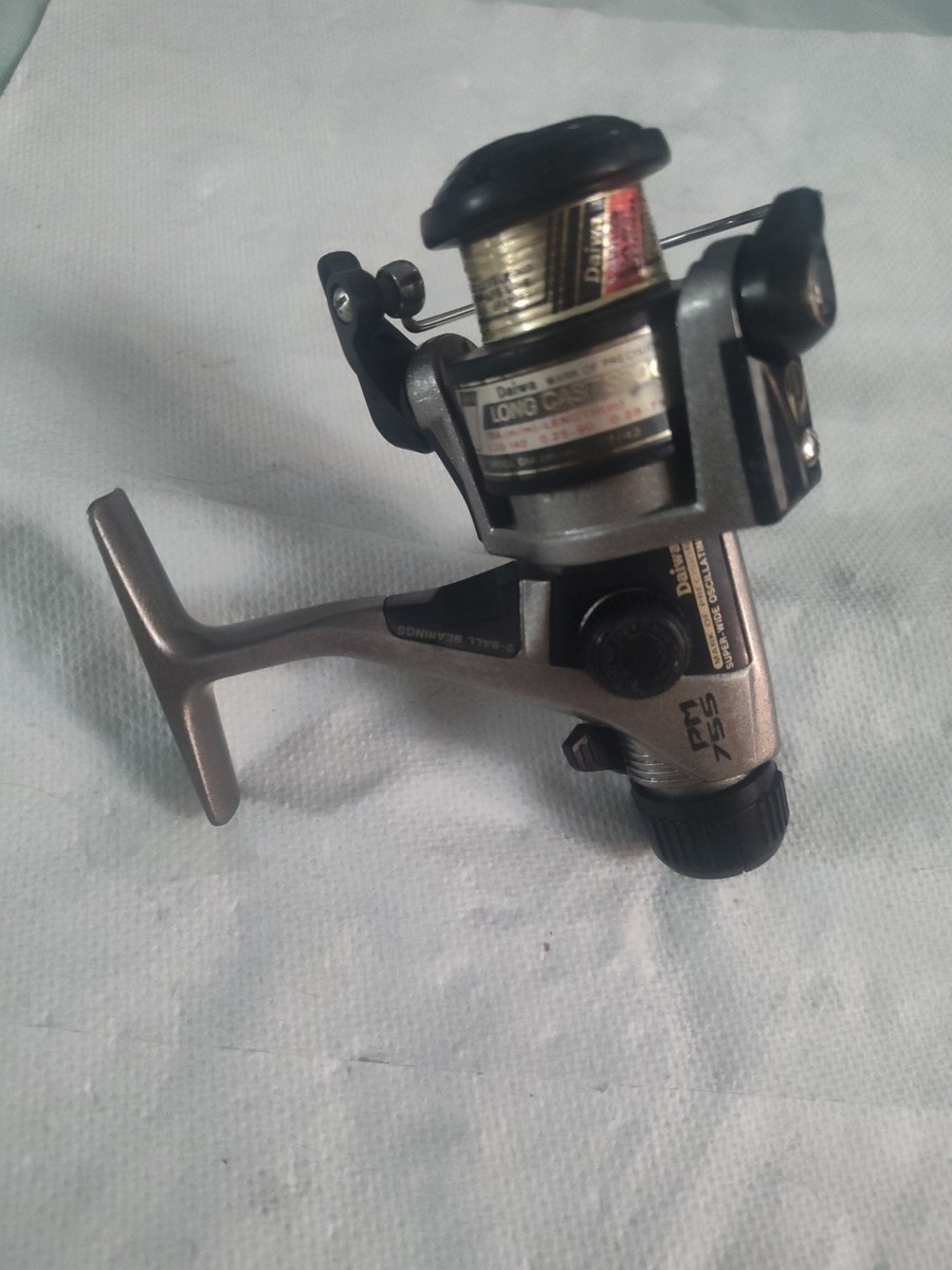 🔥 RARE (DAIWA) PM-755 HI SPEED- LONG CAST/ REAR DRAG/ SPINNING