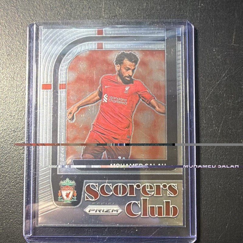 Panini 2022-23 Prizm Premier League Scorers Club Mohamed Salah Liverpool #13