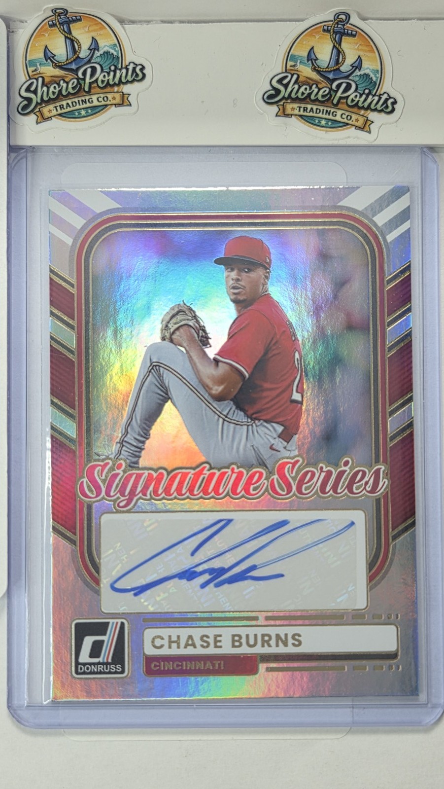 Chase Burns Signature Series 2026 Donruss #SS-CB