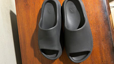 adidas Black Unisex Slide Sandals Slip On Open Toe EVA US 9.5 M