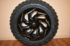 20x10 D753 Fuel Reaction Black Wheels 33 Mt Tires 8x180 Gmc Sierra 2500 3500 20x10 D753 Fuel Reaction Black Wheels 33 Mt Tires 8x180 Gmc Sierra 2500 3500