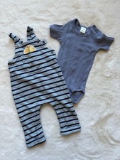 Alana Latzhose und Body blau, neu