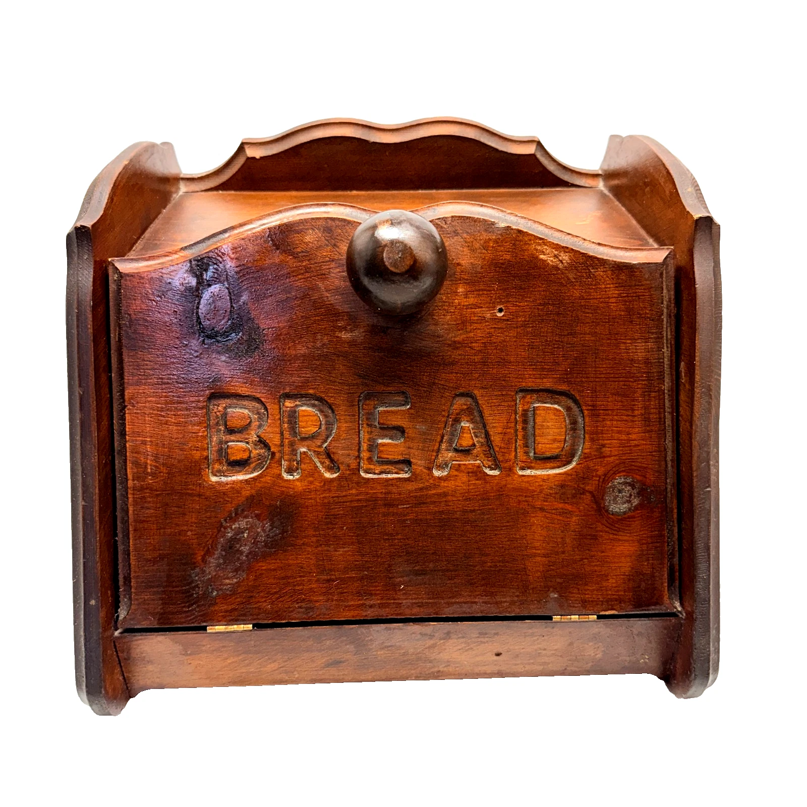Vintage Wood Bread Box