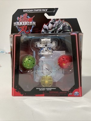 Bakugan Starter Pack (Special Attack Hammerhead, Bruiser, Ventri) - NEW, SEALED