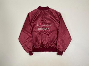 Vintage 1980s NA Narcotics Anonymous Sacramento Satin Bomber / Large