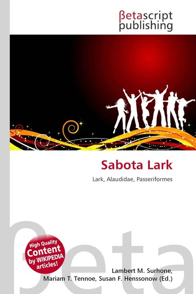 Lambert M. Surhone (U. A.) | Sabota Lark | Taschenbuch | Englisch (2026)-image