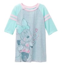 Disney Parks Girls Size 6 Minnie Mouse Pajama Sleep Night Gown NWT