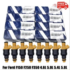 8X Original BOSCH OEM Upgrade Fuel Injectors For Ford F150 F250 F350 0280150943