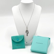 Tiffany & Co Tiffany Necklace 1837 Silver Bar Pendant Layered Silver 147333035