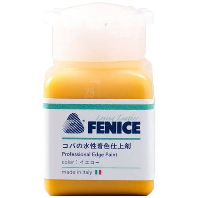 Craft Sha Leathercraft Fenice Yellow 25ml Leather Edge Dye Paint Coat Seal