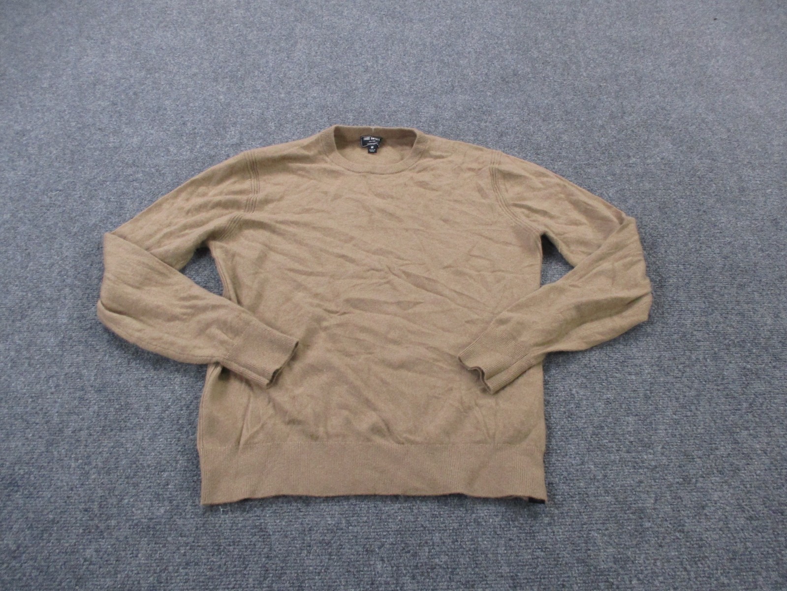 Todd Snyder Sweater Mens M Beige Cashmere Pullover Tailored Quality Casual