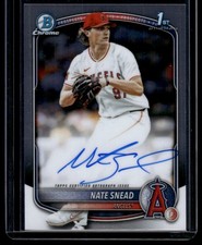 NATE SNEAD 2025 BOWMAN DRAFT CHROME PROSPECT #CPA-NSN AUTO