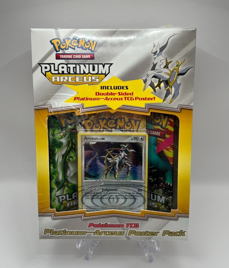 (403381) Pokemon 2009 Platinum Arceus Poster Pack - Factory Sealed Box