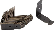 T Tulead 50PCS Antique Corner Protectors Decorative Bumpers Bronze 
