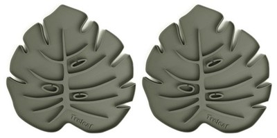 Tera Sausr    6'' Monstera Leaf Plant Pot Saucer & Drip Tray (Set of 2)   Deco...