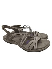 SKECHERS Sandalo comodo Donna Sandalo Taglia IT 38 grigio chiaro stile casual