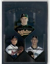 1999 TOPPS CHROME #210 CHRIS ENOCHS / BRUCE CHEN / RYAN ANDERSON
