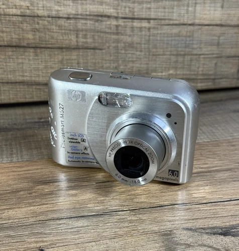 HP Photosmart M527 6.0 MM 3x Optical Digital Camera - Silver - FULLY TESTED!!!