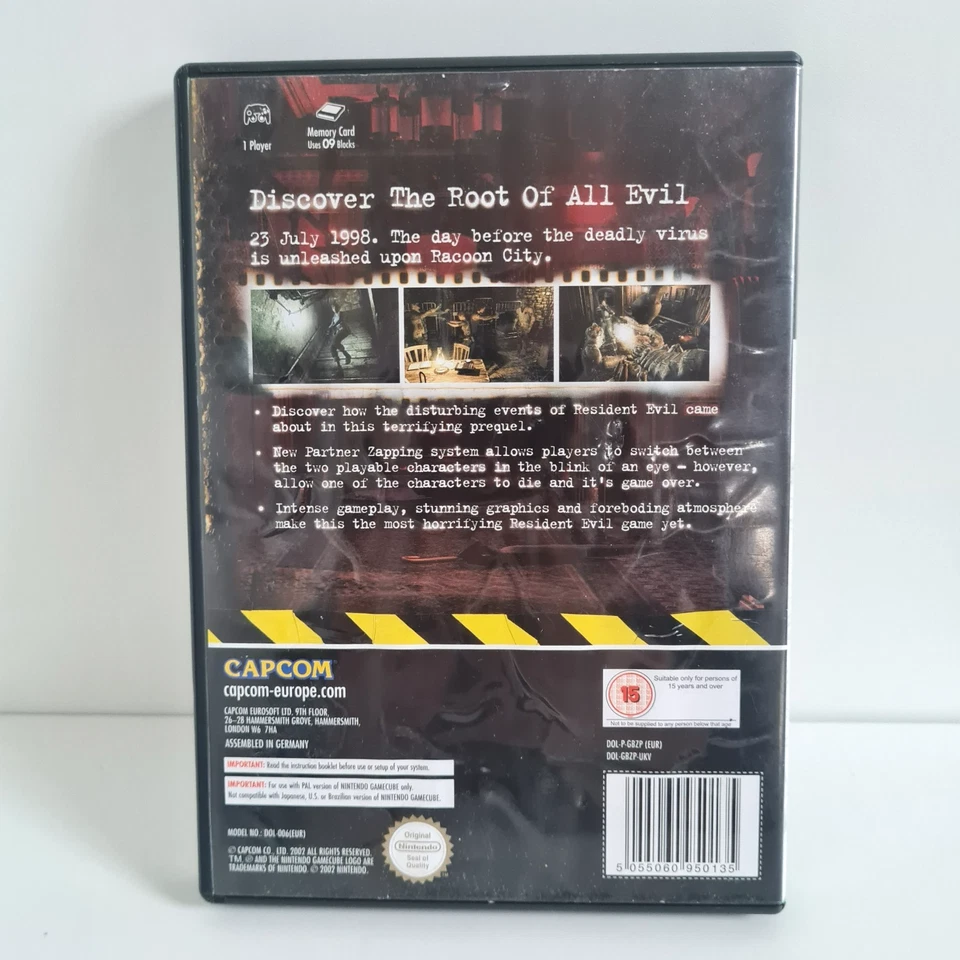 Nintendo Gamecube Resident Evil Game Collection Lot 1 2 3 4 Zero Veronica X CIB - Image 3 of 4
