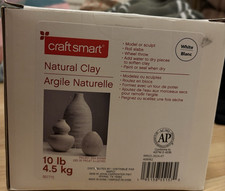 Craft Smart Natural Clay White 10 lb (4.5 kg)...