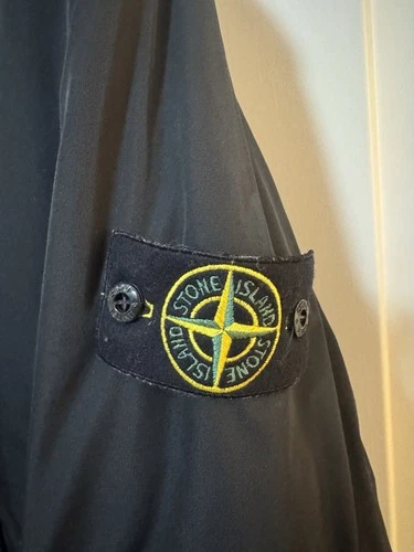 Stone Island Black 43426 Micro Twill Jacket Black Size XL Authentic LN $1065 image 4