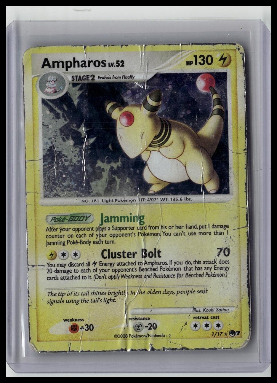 Ampharos - POP Series 7 1/17 Rare Holo Pokemon TCG