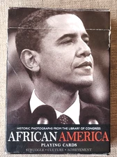 African America  Piatnik  Austrian Playing cards deck 54,  2007