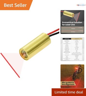 Red Laser Line Generator Short-Range Industrial-Grade Line Projection